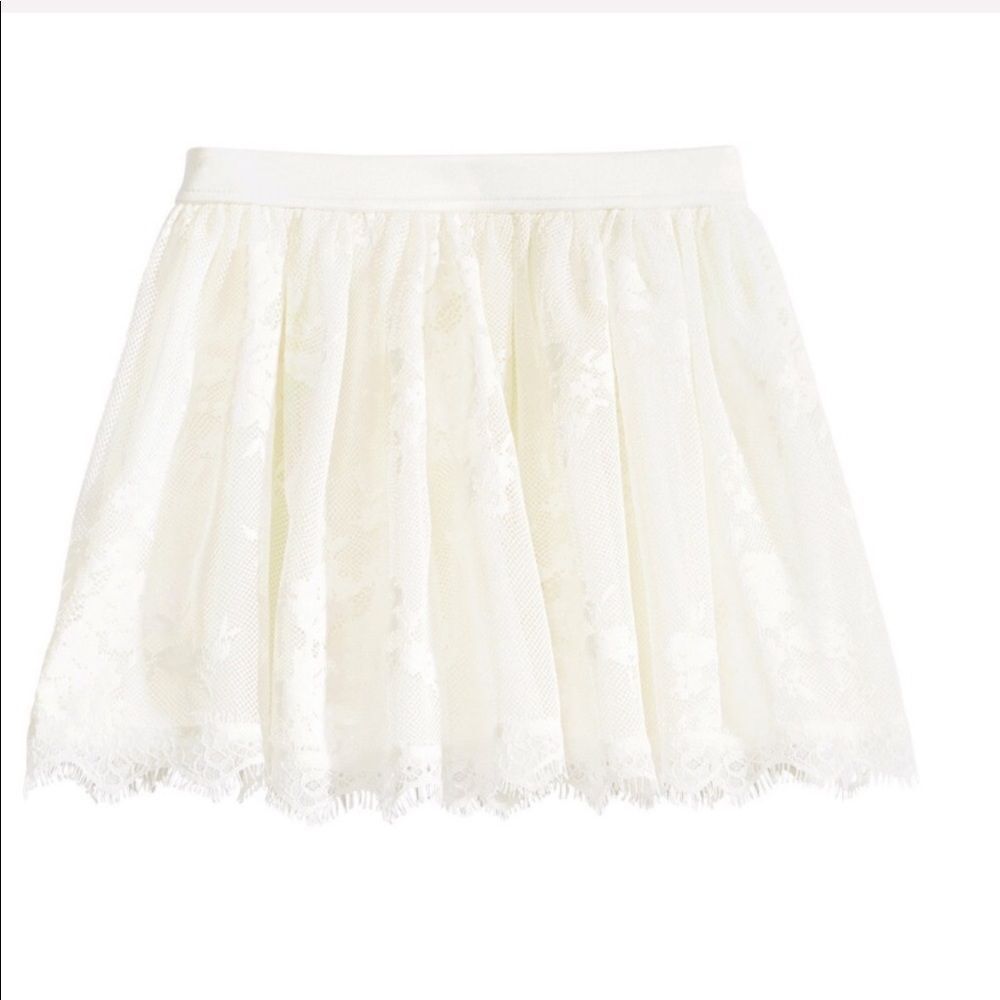 Ivory white lace shirt